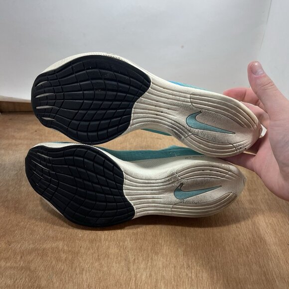 Nike ZoomX Vaporfly Next% 2 Aurora Green Running Shoes CU4123 300 Womens Size 9 - Picture 7 of 9